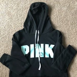 PINK Exclusive Cropped Hoodie
